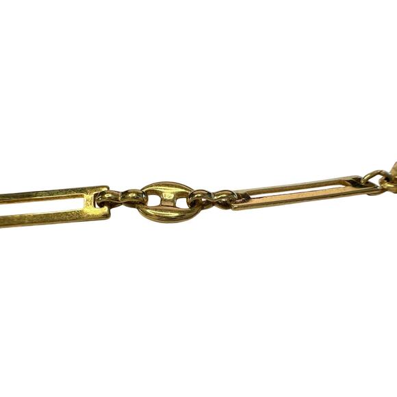 Givenchy Necklace with Unique Flat Rectangle Links - Picture 9 of 10